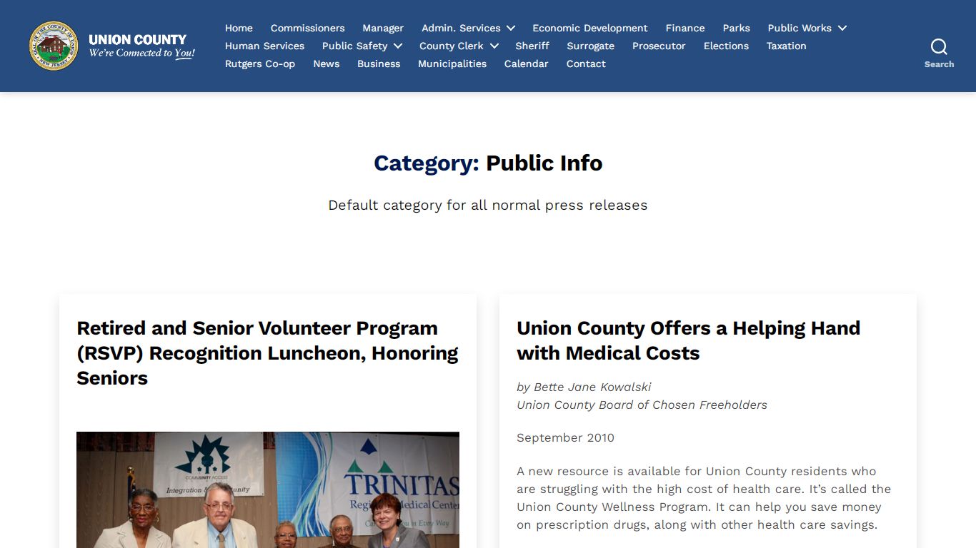 Public Info – Page 541 – County of Union